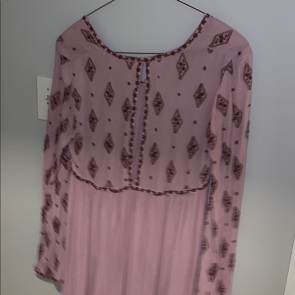 Free People Pink and Red Blouse - Picture 2 of 5